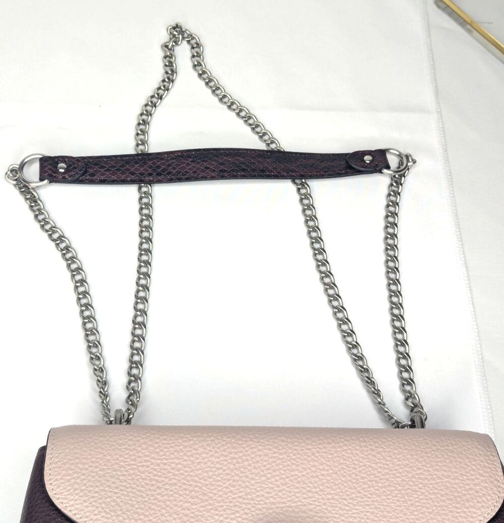 Coach Tammie Shoulder Bag - Cranberry/Pink Colorblock, Rare Color NWT! - Picture 11 of 12